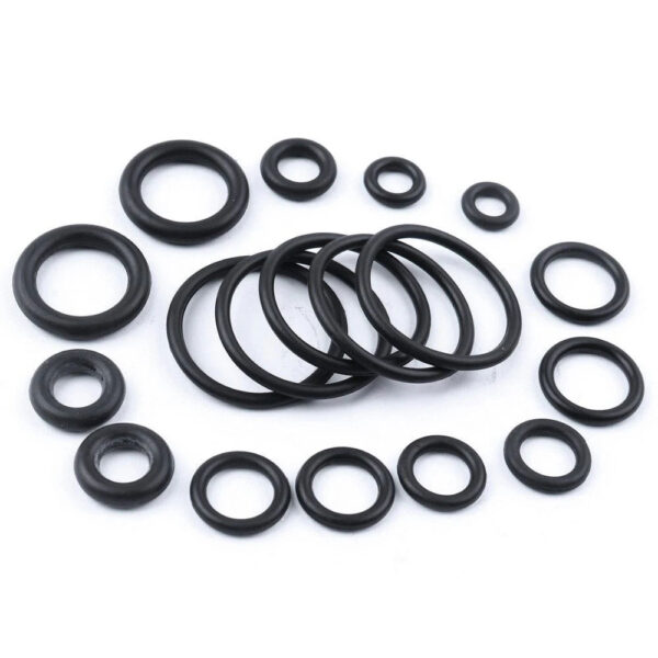 225 Pieces Rubber O Ring Assortment Kit Rubber O Ring Set Metric Rubber O Ring Washer Rubber R-Ring Sealing Gasket Washer