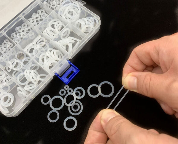 225PCS VMQ White O Ring Gasket Silicone Food Grade O-Rings Silicon Ring High Temperature Gasket Kit Set Box Ring - Image 2