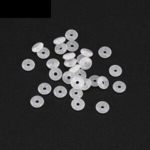 30Pcs Silicone O-Rings 4mm OD 1mm Inner Diameter 1.5mm Width Seal Gasket White