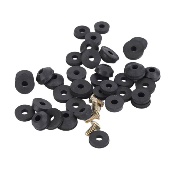 48PCS Plumbing Faucet Seal Washer O-ring Rubber Faucet Washer Assortment with Screws Flat Beveled for Repairing Faucet Leak - Image 2