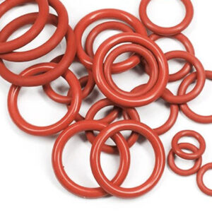50pcs Red VMQ O Ring CS 1/2/3/4mm Food Grade Waterproof Sealing Washers Cooker Seal Gel Gaskets Insulated Rubber Silicon o-rings