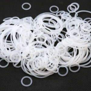 5~100Pcs VMQ White Food Grade Silicone Ring Gasket Thickness CS 1/1.5/2mm OD 3~90mm Waterproof Insulate Washer Rubber O-ring