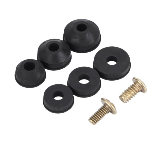 58 Pcs Rubber Faucet Washers with Brass Screws Faucet Washers Replacement Kit Flat and Beveled O-ring for Repairing Faucet Leak