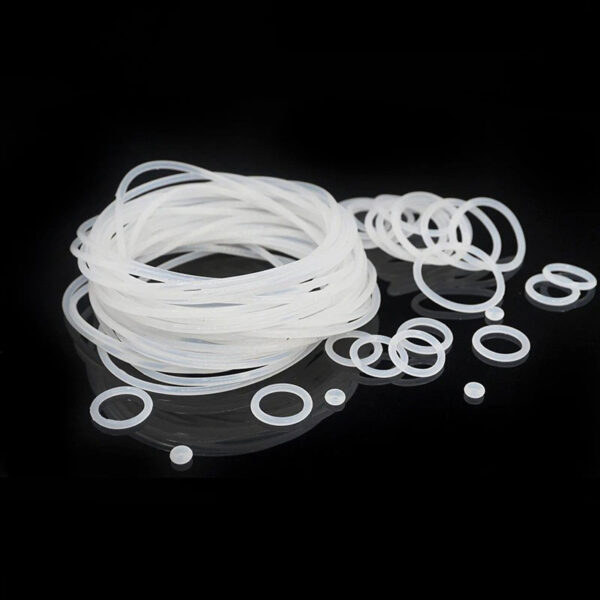 CS1.2mm White VMQ silicon Rubber O-rings Seals Gasket Washer temperature resistant Waterproof soft silicone ring - Image 5