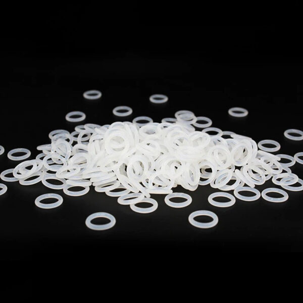 CS1.2mm White VMQ silicon Rubber O-rings Seals Gasket Washer temperature resistant Waterproof soft silicone ring - Image 4
