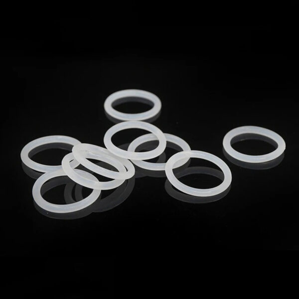 CS1.2mm White VMQ silicon Rubber O-rings Seals Gasket Washer temperature resistant Waterproof soft silicone ring - Image 3