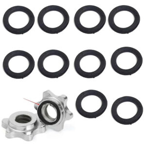 10/20pcs Dumbbell O-ring Weight Lifting Bar Rubber Washers For 1" Spinlock Dumbbell Nut Fitness Spare Accessories