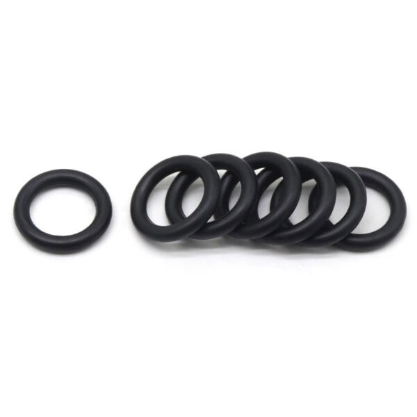 10/50Pcs EPDM o Rings CS 2mm OD 5 ~ 100mm Acid and Alkali Resistance Water Resistance Friction Resistance o-ring Black