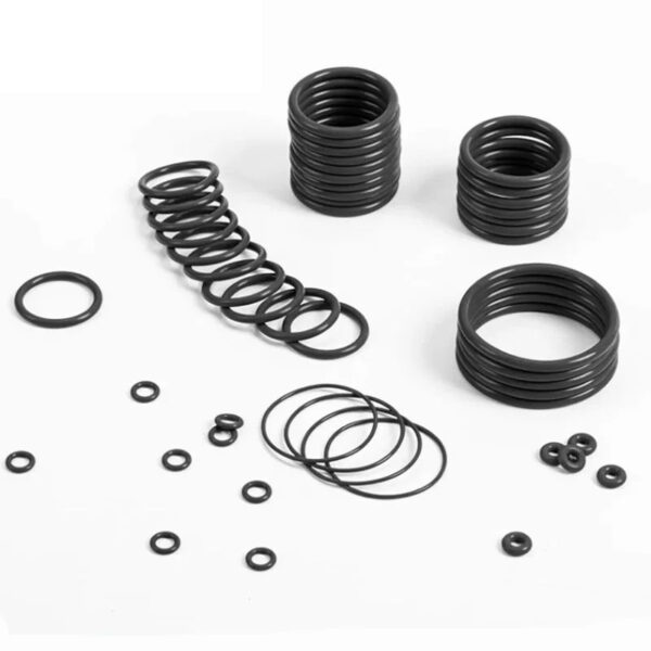F2CD2Z 1.2mm wire diameter ring washer Nitrile rubber O-ring BLACK sealing gasket washers 4.5mm-50mm outer diameter