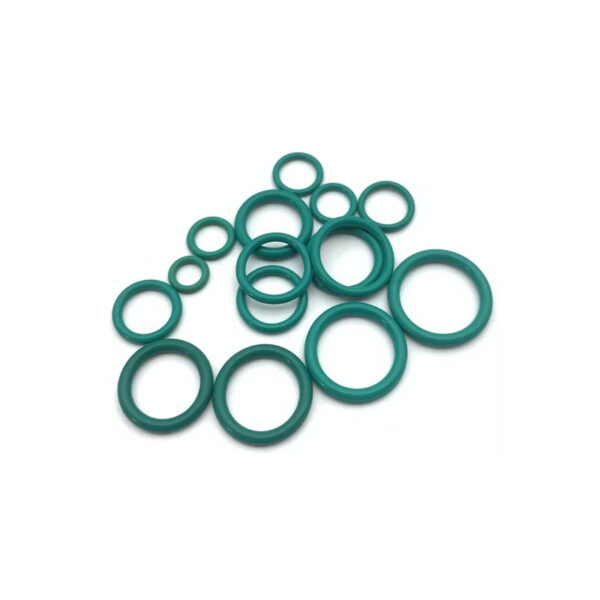 FKM O-ring Green Fluororubber Rubber Sealing Gasket O Ring CS1.5/1.9/2.4/3.1mm Oil Resistant Acid Alkali Resistant O-Ring Kit