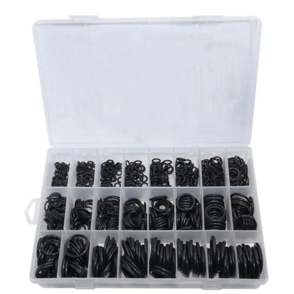 NBR 740/1200pcs NBR O-ring set nitrile rubber black O-ring oil-resistant, wear-resistant and waterproof NBR ORing sealing