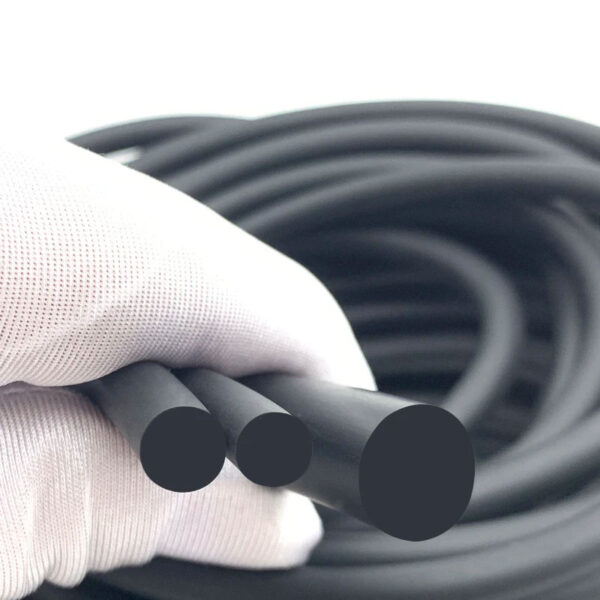 NBR OD1~30 Black Rubber Strip Seal High Temperature And Oil Resistant Nitrile Sealing Rope Solid High-Quality Round Strip O-Ring
