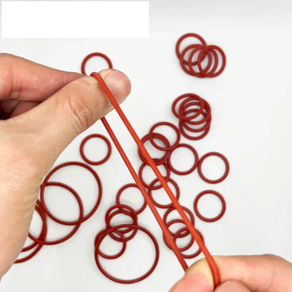 O Ring Gaskets Seal Silicone Red O-ring Sealing Kit Oil Resistant O-rings Rubber Oring High Temperature VMQ Washer CS1.0mm-3.1mm - Image 2