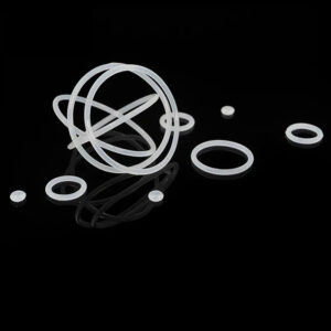 CS1mm White VMQ silicon Rubber O-rings Seals Gasket Washer temperature resistant Waterproof soft silicone ring