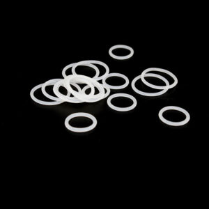 Thickness 1/1.2/1.5mm White VMQ O-ring cross section silicon rubber sealing gasket rubber washer wholesale in specifications
