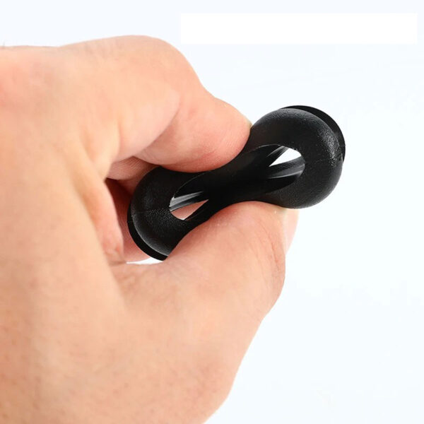 Rubber Environmental Protection Two-sided Protective Coil O-ring Snap on Loop Wire Sheath Grommet Smart Cover Pad With Card Slot - Image 3