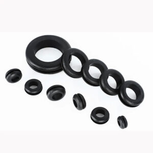 Rubber Environmental Protection Two-sided Protective Coil O-ring Snap on Loop Wire Sheath Grommet Smart Cover Pad With Card Slot