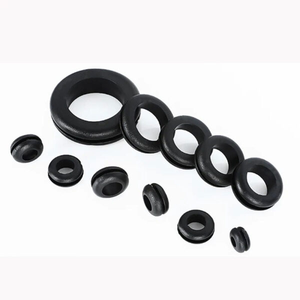 Rubber Environmental Protection Two-sided Protective Coil O-ring Snap on Loop Wire Sheath Grommet Smart Cover Pad With Card Slot