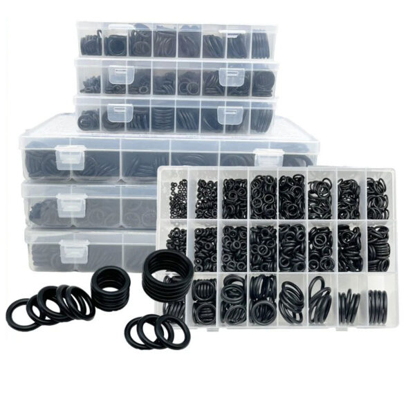 Rubber O Ring Sealing Washer Plumbing Gasket Oil Resistant Oring Automobile Plumbing Faucet Water Repair Black NBR Seal O-Ring
