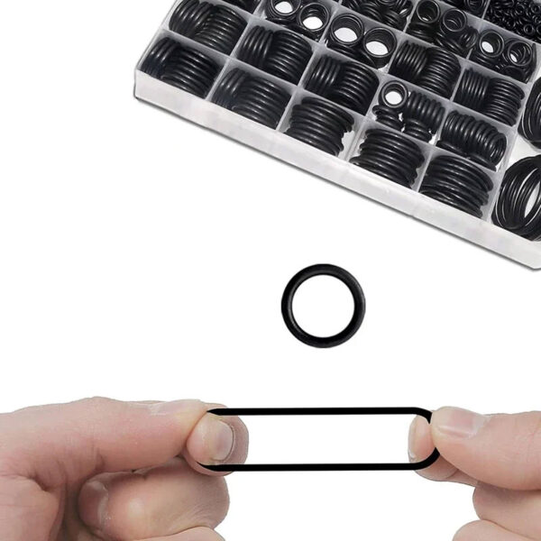Rubber O Ring Set Gaskets Seal Nitrile Rubber Bands High Pressure O-Rings Repair Kit Sealing Elastic Band O Rubber - Image 2