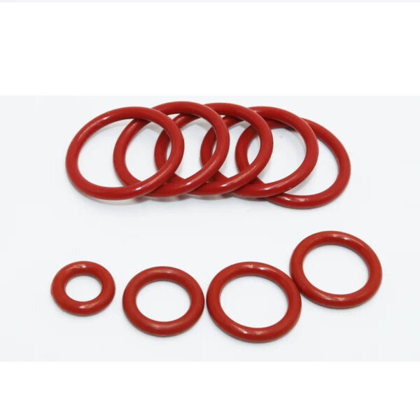 Silicone O Ring Food Grade VMQ Red Oring Sealing Gasket CS 1/1.5/2/2.4/3.1mm Heat Oil Resistance Waterproof Plumbing Seal Washer