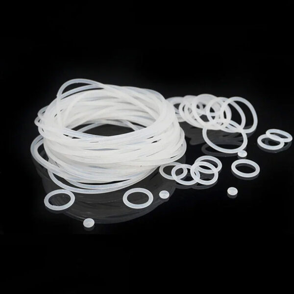 Thickness CS3mm White VMQ silicon Rubber O-rings Seals Gasket Washer temperature resistant Waterproof soft silicone ring - Image 5
