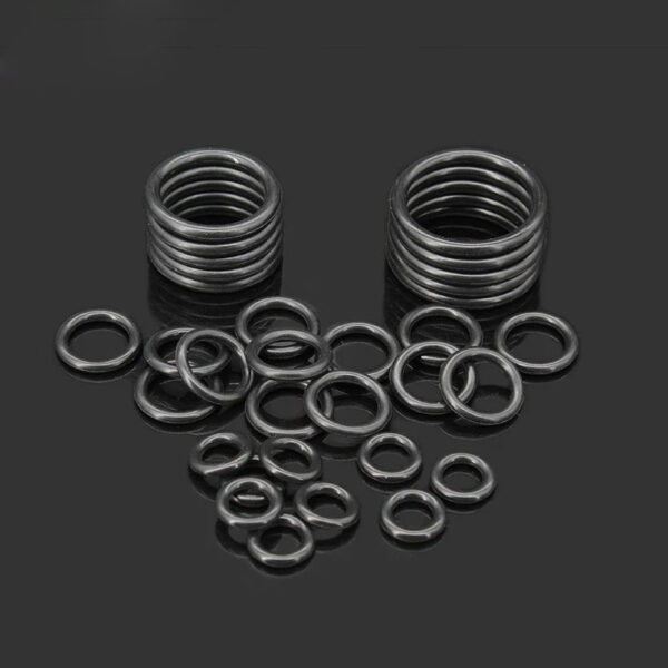 VMQ NBR Seal Ring Silicone Kit Thickness 1 / 1.5mm Nitrile Rubber NBR O-Ring Gasket Sealing Ring O Rings Rubber Kit Set-.-