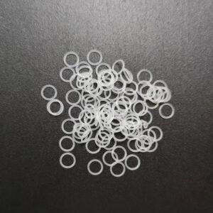 VMQ Rubber Ring Gasket C/S 0.5mm Thickness OD 1.5/2/2.5/3/4mm Seal O Ring Silicone Washer Food Grade Silicon