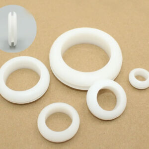 White O Ring Rubber Washer Seal Gasket Grommet Electrical Gasket O-Ring 30 45 60mm for Protect Wire Cable Hole Ring Shim Washer