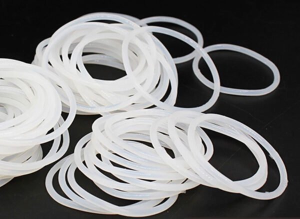 White Silicon Ring Silicone/VMQ O ring OD52/55/56/58/60/65/70/75/80/85/90/95/100*2.5mm Thickness Rubber O-Ring Seal Gaskets.-.