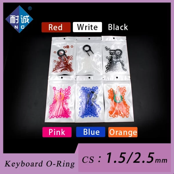 125pcs/lot MX cover keyboard o ring cover puller switch damper rubber o-ring key puller cover replacement Noise Reduction washer - Image 2
