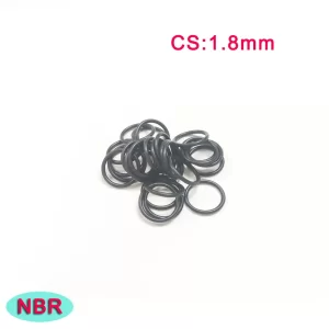 10PCS NBR Seal Rings Thickness/CS 1.8mm Strip Nitrile Butadiene Rubber O-Ring Gasket Replacement Washer Oil Resistance Auto
