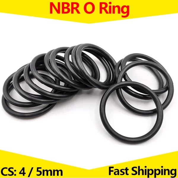 WD CS 4mm 5mm OD 12mm - 270mm Nitrile Butadiene Rubber NBR Sealing Ring Repair Skeleton Oil Seal Gasket O Ring Seal Washer