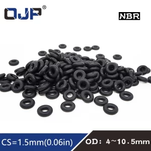 50PC/lot Rubber Ring NBR Sealing O Ring CS 1.5mm OD4/4.5/5/5.5/6/6.5/7/7.5/8/8.5/9/9.5/10/10.5mm O-Ring Seal Gasket RingWasher.-