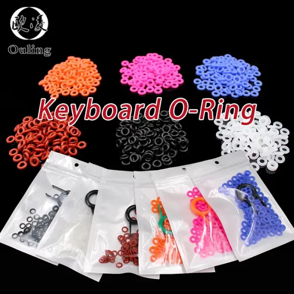 125pcs Keycap O Ring Seal Keyboard Buffer elasticity O-ring Switch Sound Dampeners For Damper Replacement Noise Reduction Seal