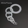 10pcs 1/4" 3/8" 1/2" 3/4" 1" 20/25/32/40/50mm Silicon Flat Gasket O-Ring Seal Washer Ring Plumbing Faucet Washer Sealing Ring