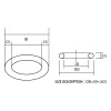 10PCS/lot Silicon Rings Silicone/VMQ O ring1.8mm Thickness ID1.8/2/2.24/2.5/2.8/3.15/3.55/3.75/4mm Rubber O-Ring Seal Gasket.-. - Image 3
