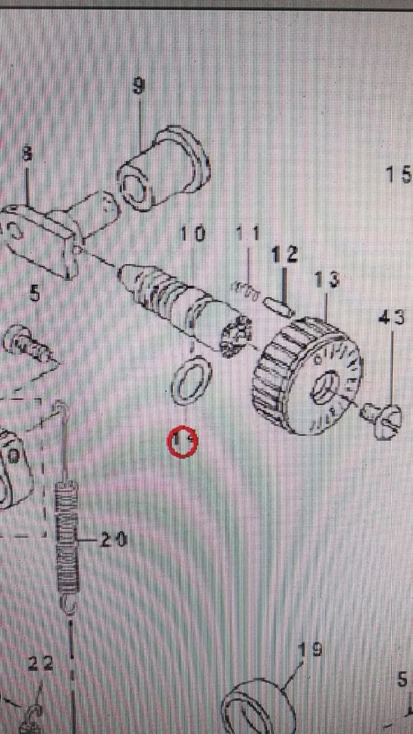RO-0922702-00 Feed Distance Adjustment Bolt O-ring - Image 5
