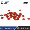 10PCS/lot Silicon Rings Silicone/VMQ O ring1.8mm Thickness ID1.8/2/2.24/2.5/2.8/3.15/3.55/3.75/4mm Rubber O-Ring Seal Gasket.-.