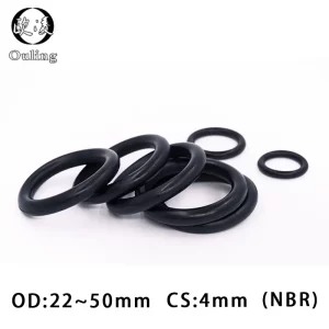 20PCS/lot Rubber Ring NBR Sealing O-Ring CS4mm OD22/24/25/28/30/32/34/35/38/40/42/45/48/50mm Nitrile O Ring Seal Gasket Rings-.-