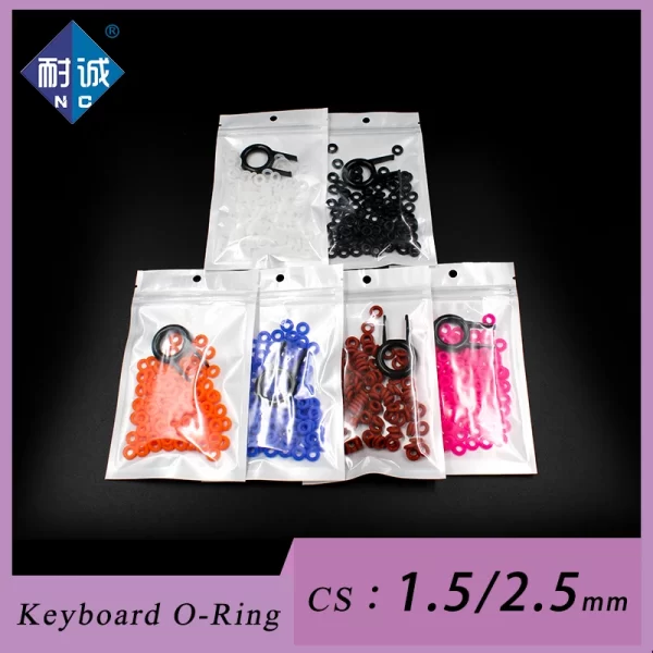 125pcs/lot MX cover keyboard o ring cover puller switch damper rubber o-ring key puller cover replacement Noise Reduction washer - Image 3