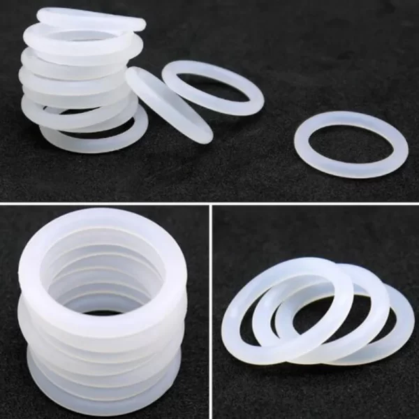 4mm Silicone O-Ring Food Grade Seal Washer White Rubber O Ring OD 15 mm - 80 mm - Image 6