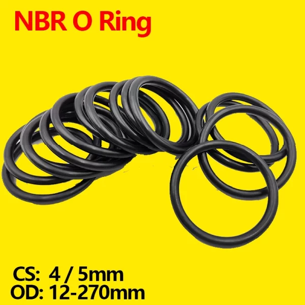 WD CS 4mm 5mm OD 12mm - 270mm Nitrile Butadiene Rubber NBR Sealing Ring Repair Skeleton Oil Seal Gasket O Ring Seal Washer - Image 3