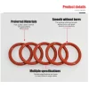 O Ring Gaskets Seal Silicone Red O-ring Sealing Kit Oil Resistant O-rings Rubber Oring High Temperature VMQ Washer CS1.0mm-3.1mm - Image 4