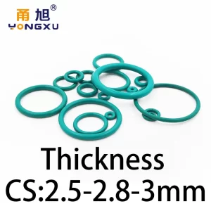 O-ring thickness 2.5/2.8/3mm CS fluororubber FKM sealing temperature resistant gasket rubber ring complete in specifications.-.