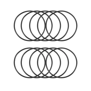10pcs Nitrile Rubber O-Rings 55mm OD 51mm ID 2mm Width, Metric Sealing Gasket