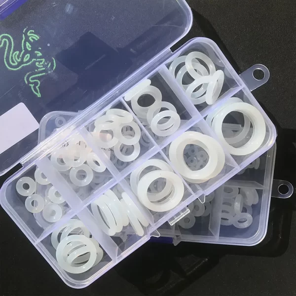White Silicone O Ring Gasket VMQ CS 1.5/2/2.4/3.1mm Food Grade Insulate Waterproof High Temp Wear-Resistant Seal O-Ring Ring VMQ - Image 3
