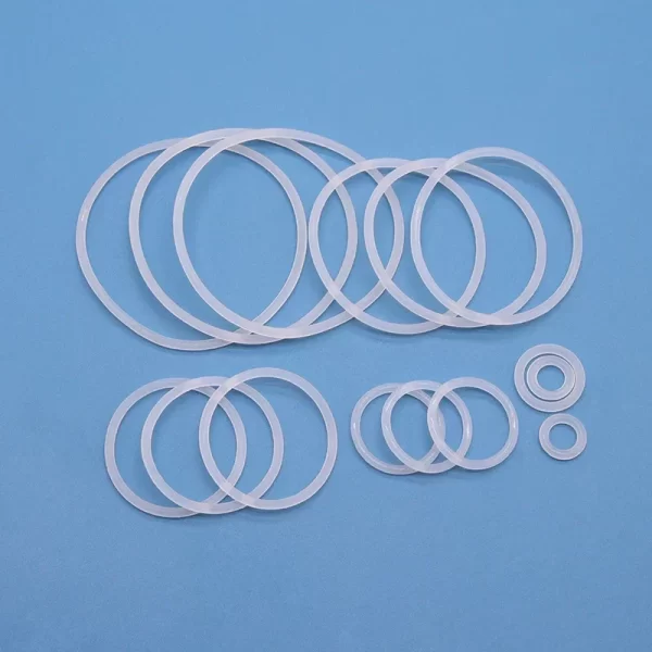 50pcs VMQ O Ring Thickness CS 2/3/3.5/4mm White Rubber Seal Rings OD 5-100mm Heat-Resistant Food Grade Silicone O-Ring - Image 3