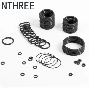 F2CD2Z 1.2mm wire diameter ring washer Nitrile rubber O-ring BLACK sealing gasket washers 4.5mm-50mm outer diameter