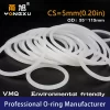 White Silicon O-ring Silicone/VMQ CS5mm OD55/60/65/70/75/80/85/90/95/100/105/110/115*5mm Oring Seal Rubber Ring Gasket Washer.-.